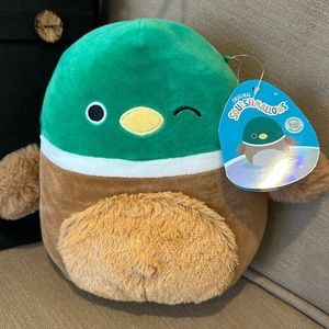 Winking Avery the Mallard Duck Squishmallow 8” NWT